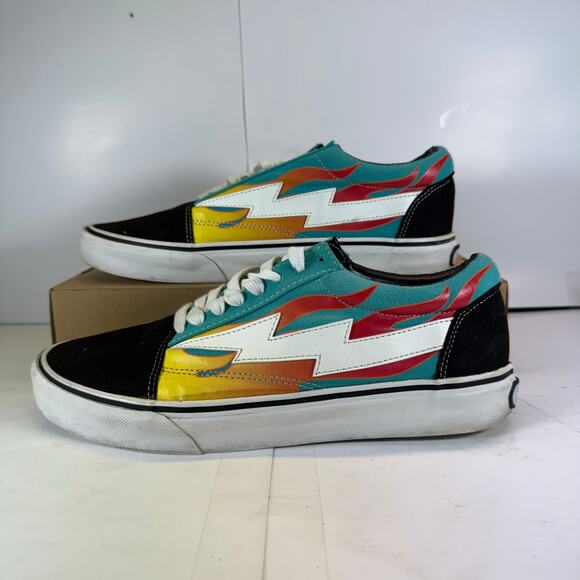 Revenge Storm Vans Original Classical Flame Teal Size 9 Men - Picture 1 of 6